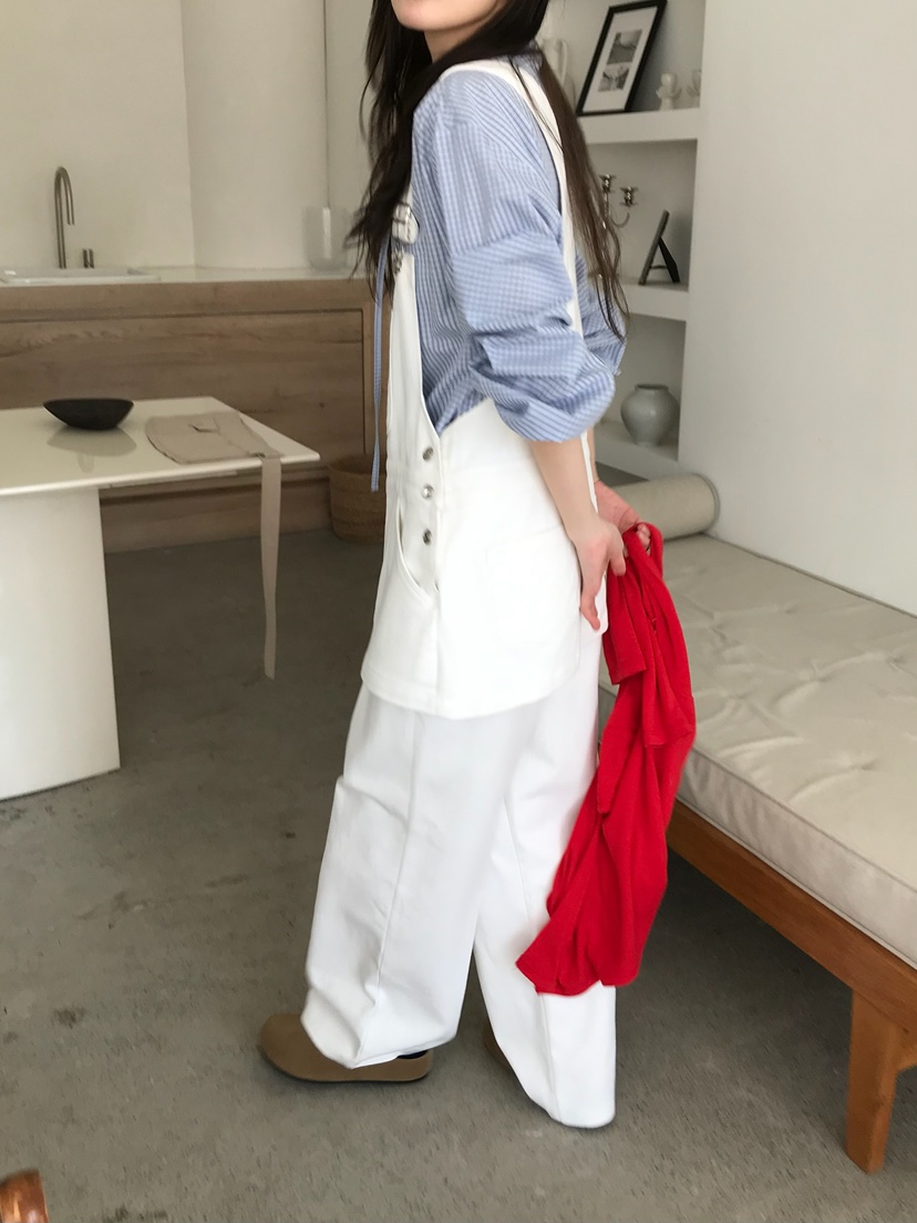 ESCHER韓國直郵女士新品時尚真品職業人氣背帶褲不含內搭ESCHER背帶褲