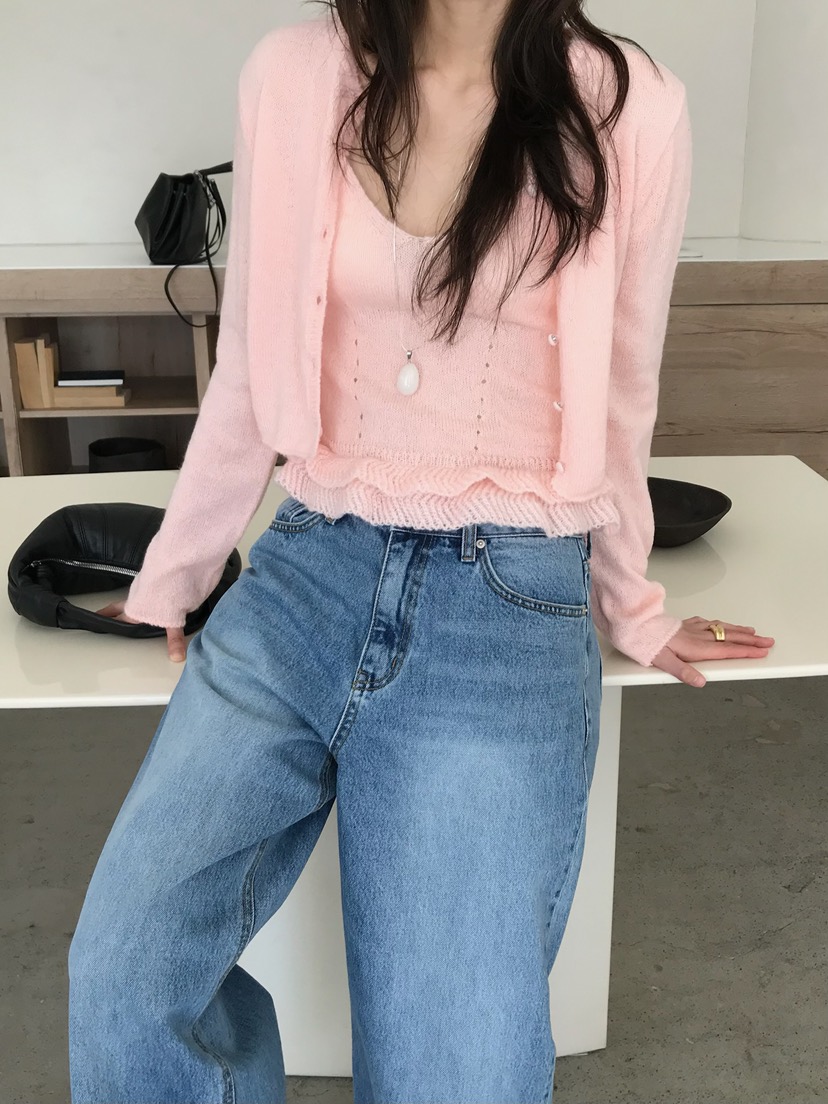 ESCHER東大門代購女士新品熱賣休閑人氣針織衫奶油色羊毛衫ESCHER針織衫