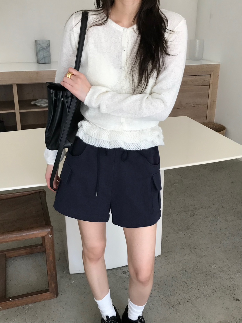 ESCHER東大門代購女士新品熱賣休閑人氣針織衫奶油色羊毛衫ESCHER針織衫