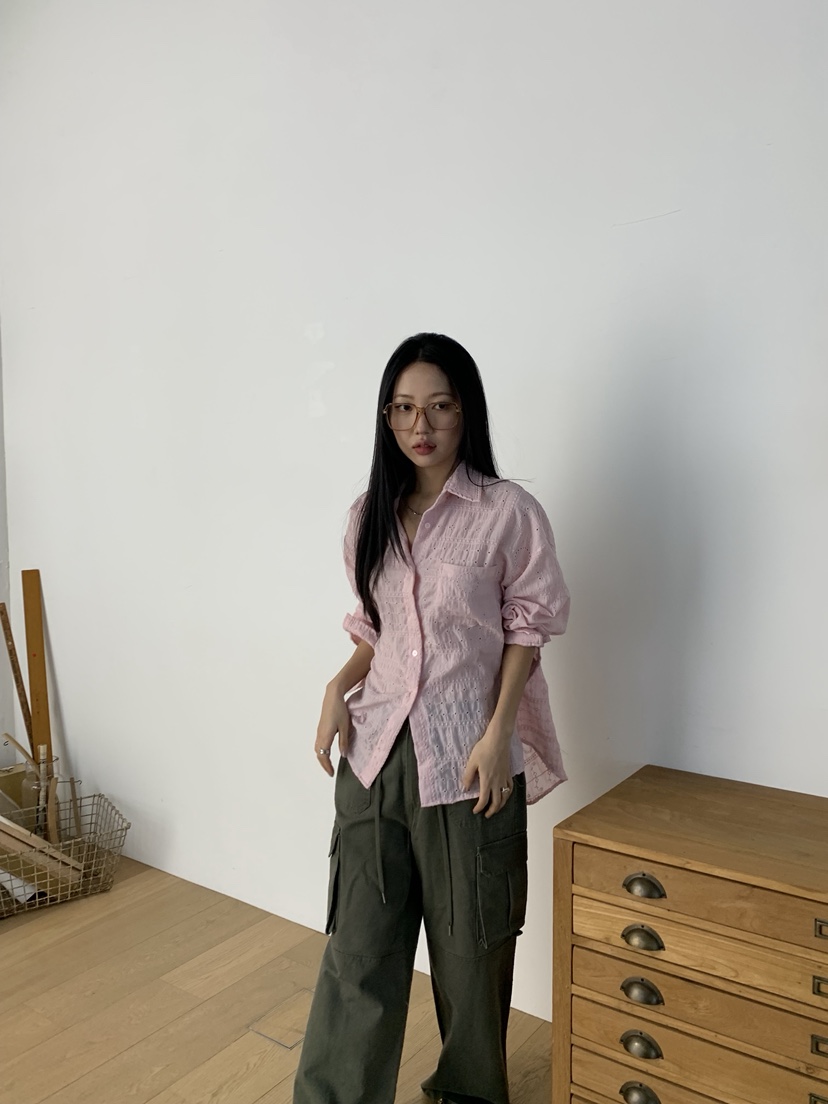 SUNDER MARKET韓國代購女士新品休閑人氣職業襯衫蕾絲衫SUNDER MARKET襯衫/蕾絲衫