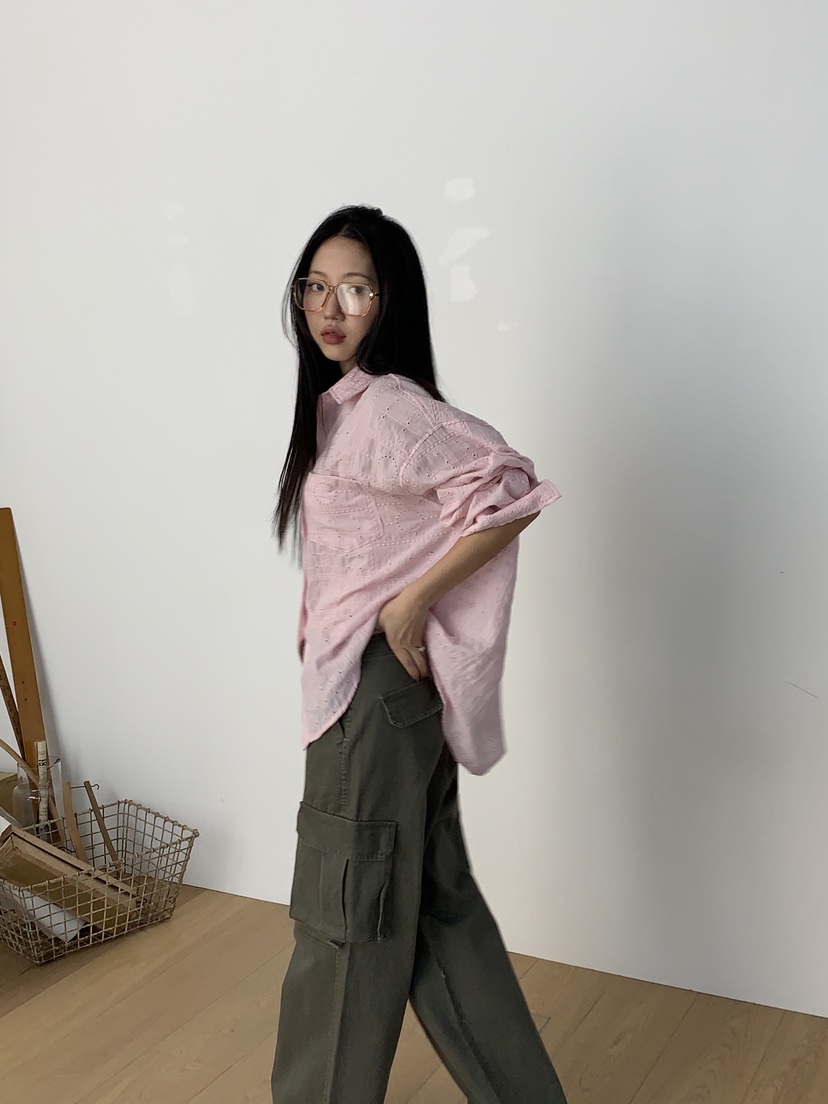 SUNDER MARKET韓國代購女士新品休閑人氣職業襯衫蕾絲衫SUNDER MARKET襯衫/蕾絲衫