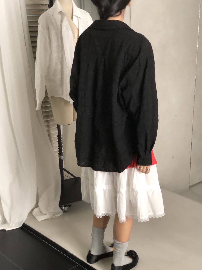 SUNDER MARKET韓國代購女士新品休閑人氣職業襯衫蕾絲衫SUNDER MARKET襯衫/蕾絲衫