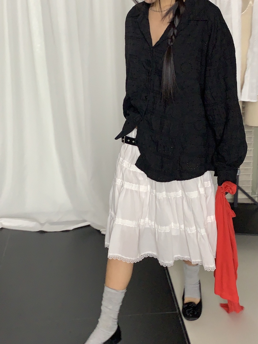 SUNDER MARKET韓國代購女士新品休閑人氣職業襯衫蕾絲衫SUNDER MARKET襯衫/蕾絲衫