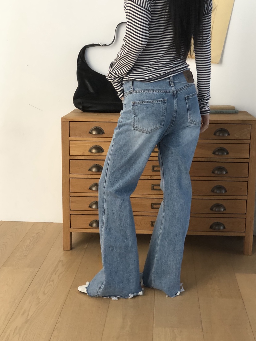 SUNDER MARKET韓國直郵女裝新款休閑熱賣職業時尚牛仔褲SUNDER MARKET牛仔褲