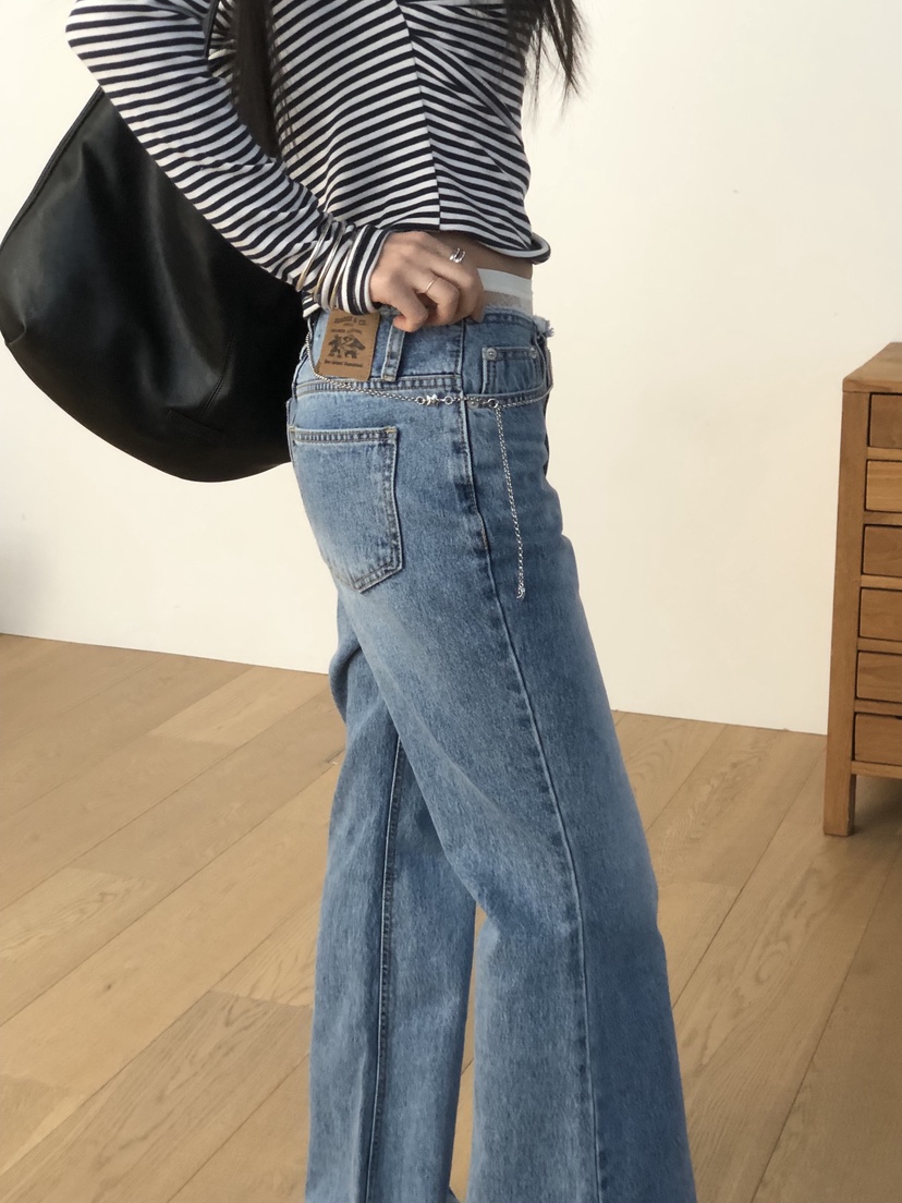 SUNDER MARKET韓國直郵女裝新款休閑熱賣職業時尚牛仔褲SUNDER MARKET牛仔褲