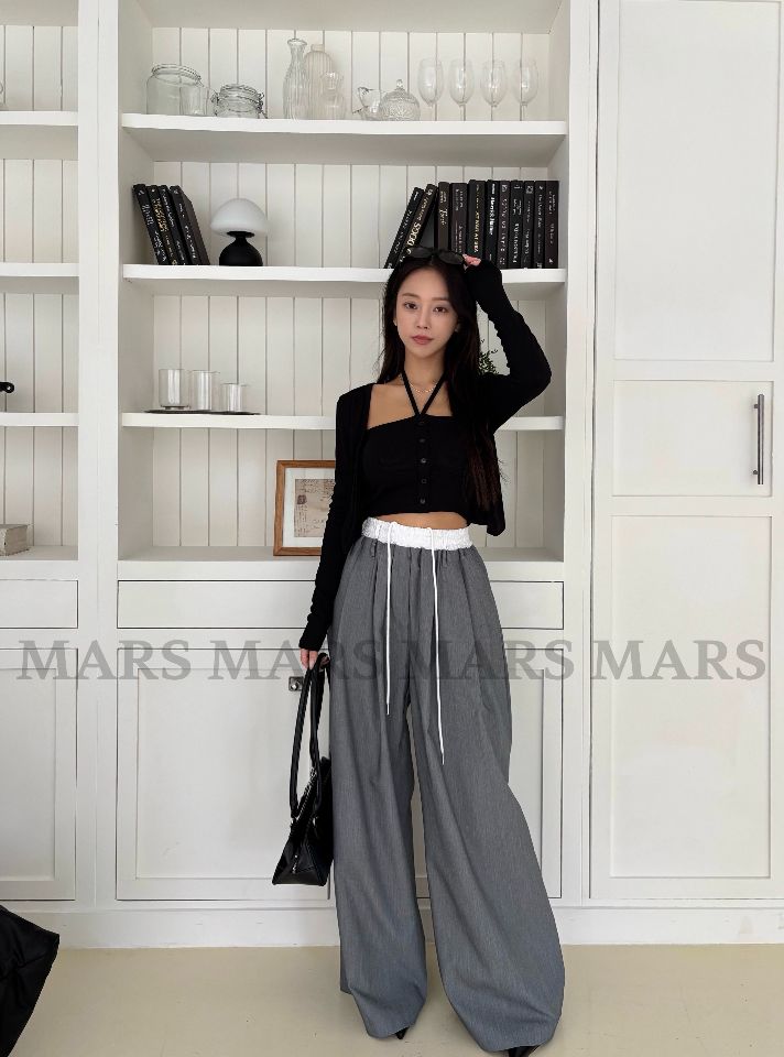 mars韓國直郵女裝新款熱賣時尚推薦休閑26春夏職業休閑褲mars休閑褲