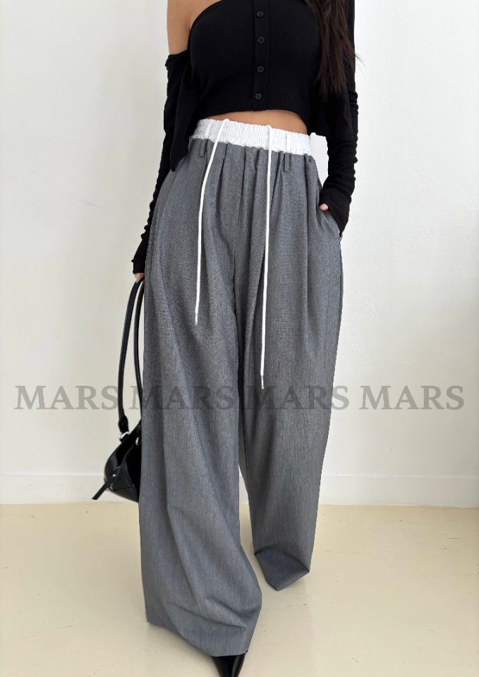 mars韓國直郵女裝新款熱賣時尚推薦休閑26春夏職業休閑褲mars休閑褲