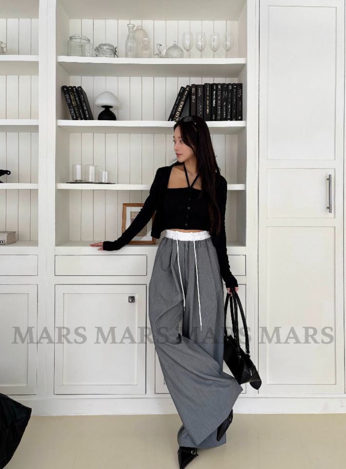 mars韓國直郵女裝新款熱賣時尚推薦休閑26春夏職業休閑褲mars休閑褲