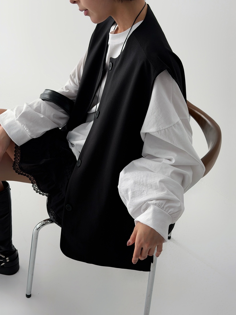 ANGLOG BEIGE韓國代購女士新品職業熱賣推薦馬甲不含內搭ANGLOG BEIGE馬甲