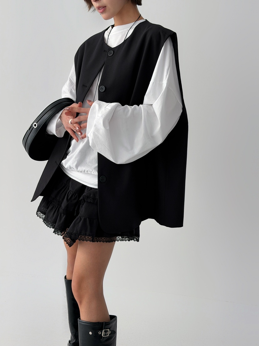 ANGLOG BEIGE韓國代購女士新品職業熱賣推薦馬甲不含內搭ANGLOG BEIGE馬甲