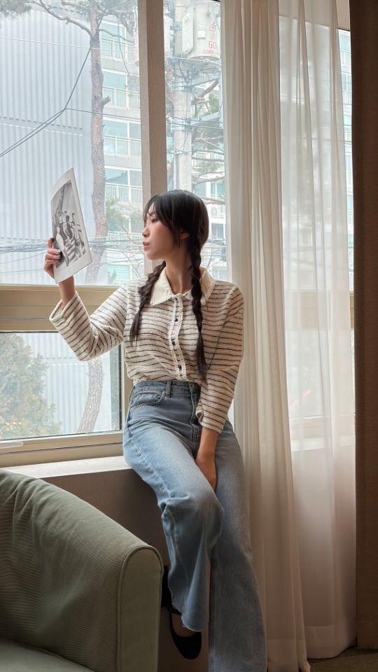 HEY/TO SEWING東大門實拍女士新品熱賣推薦休閑針織衫蕾絲BY HEY/TO SEWING針織衫