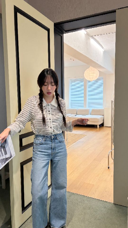 HEY/TO SEWING東大門實拍女士新品熱賣推薦休閑針織衫蕾絲BY HEY/TO SEWING針織衫