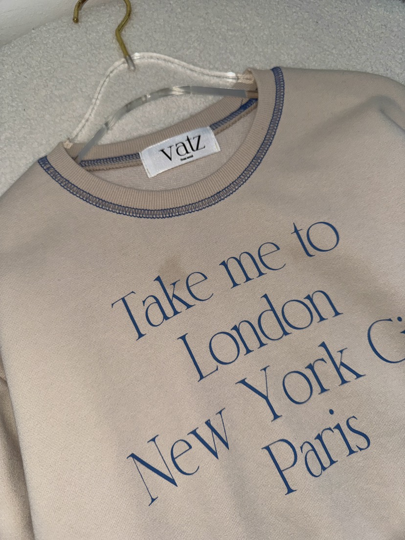 바츠東大門直郵女士新品真品人氣26春夏休閑推薦職業衛衣Vatz衛衣