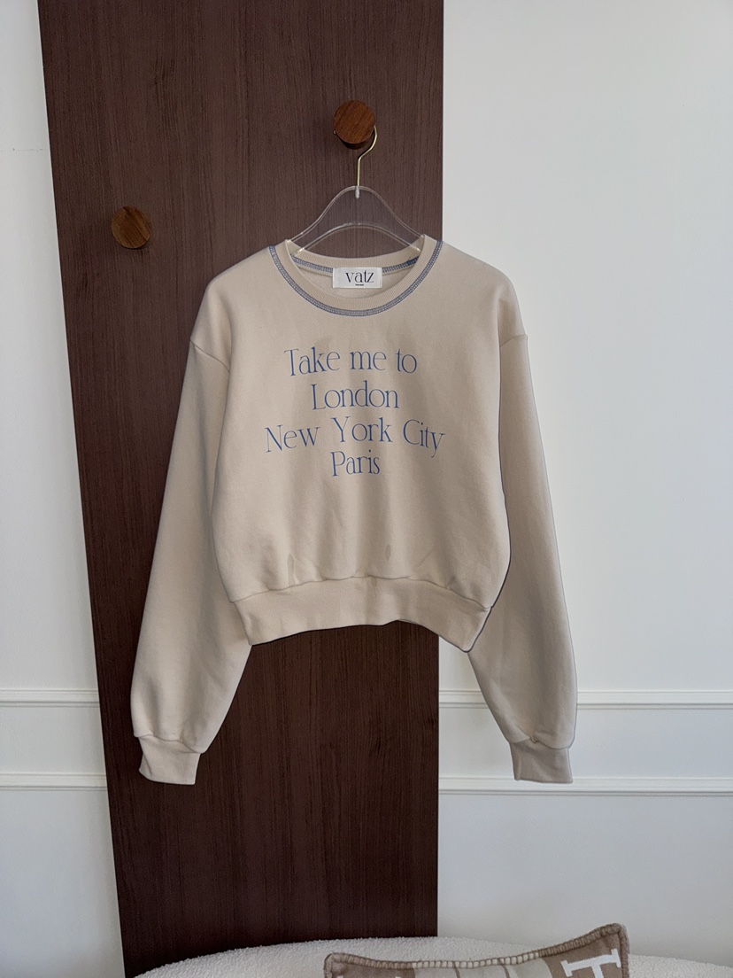 바츠東大門直郵女士新品真品人氣26春夏休閑推薦職業衛衣Vatz衛衣圖色1