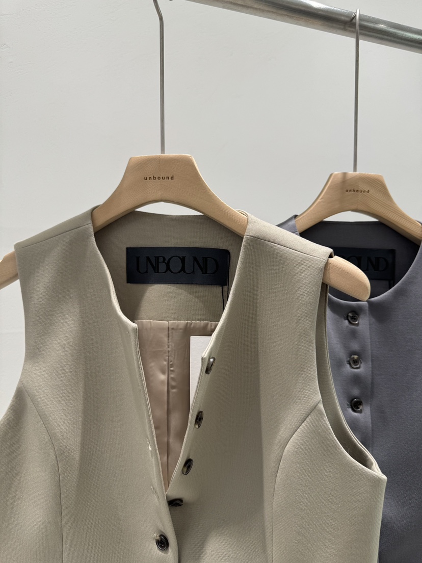 UNBOUND東大門實拍女裝新款時尚26春夏休閑真品人氣職業馬甲UNBOUND馬甲