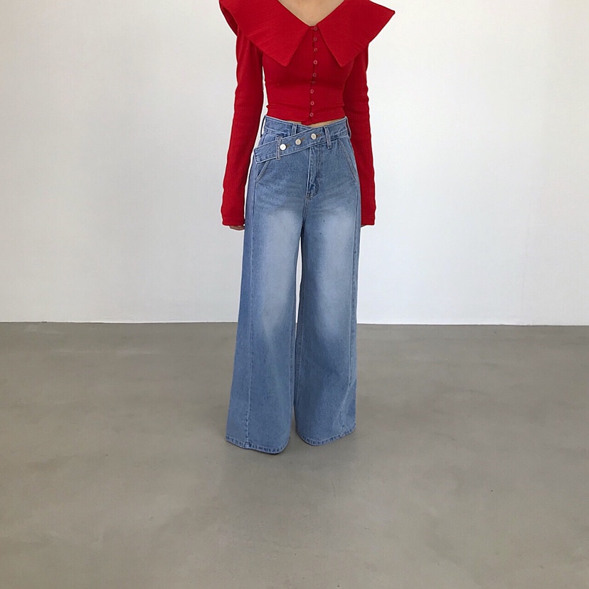 2TWO MOON東大門直郵女士新品真品熱賣人氣牛仔褲腰帶鏤空2TWO MOON牛仔褲