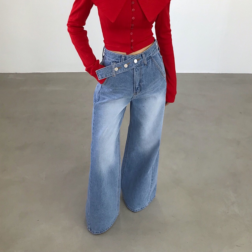 2TWO MOON東大門直郵女士新品真品熱賣人氣牛仔褲腰帶鏤空2TWO MOON牛仔褲