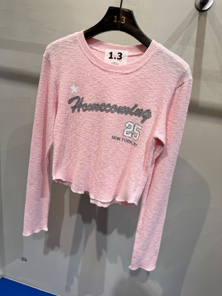 1.3東大門直郵女裝新款人氣推薦休閑26春夏熱賣職業長袖T恤1.3長袖T恤