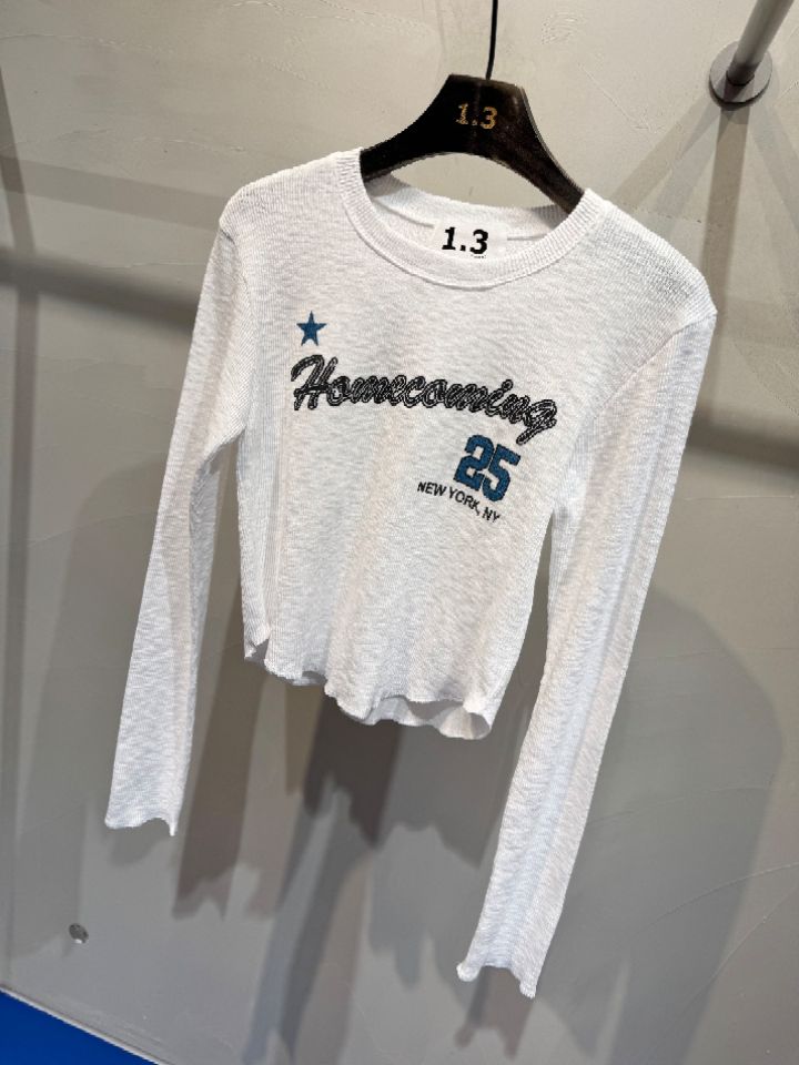 1.3東大門直郵女裝新款人氣推薦休閑26春夏熱賣職業長袖T恤1.3長袖T恤