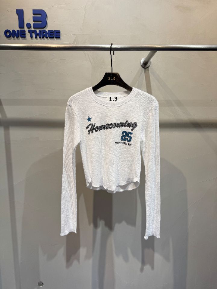 1.3東大門直郵女裝新款人氣推薦休閑26春夏熱賣職業長袖T恤1.3長袖T恤圖色3