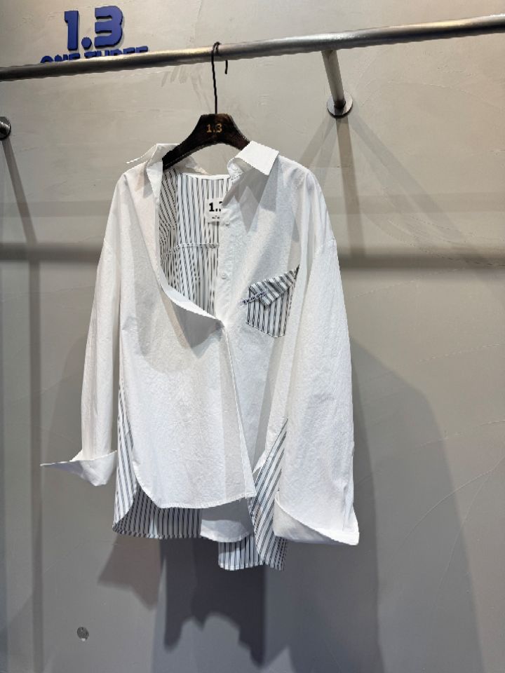 1.3東大門實拍女裝新款人氣真品熱賣休閑26春夏襯衫蕾絲衫1.3襯衫/蕾絲衫