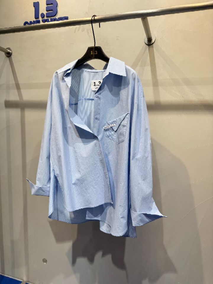 1.3東大門實拍女裝新款人氣真品熱賣休閑26春夏襯衫蕾絲衫1.3襯衫/蕾絲衫