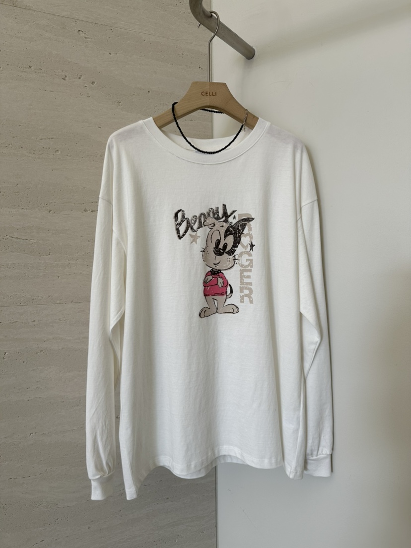 CELLI東大門直郵女士新品26春夏時尚真品職業人氣長袖T恤CELLI長袖T恤圖色1