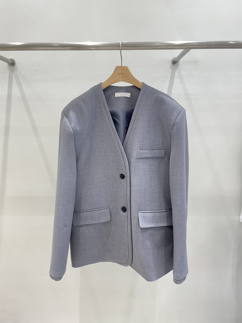 MUSK韓國直郵女裝新品熱賣真品時尚人氣推薦26春夏職業夾克MUSK夾克圖色1