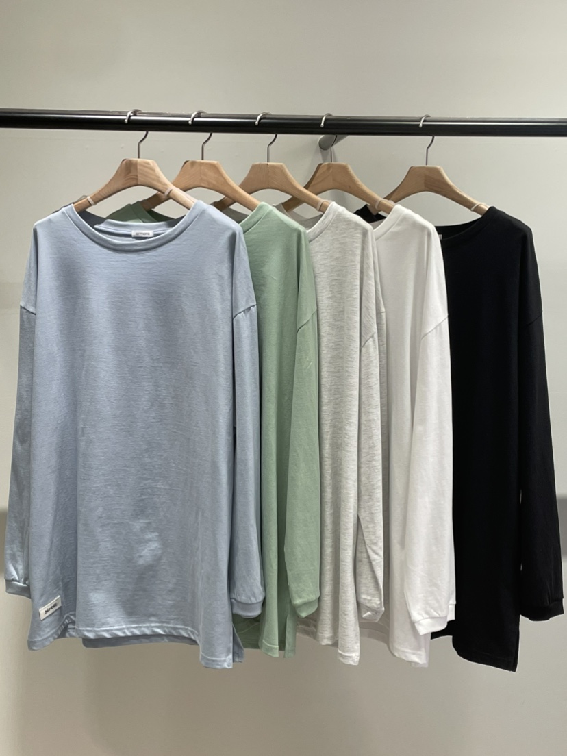 ORMORE東大門代購女裝新款真品26春夏推薦熱賣職業長袖T恤ORMORE長袖T恤