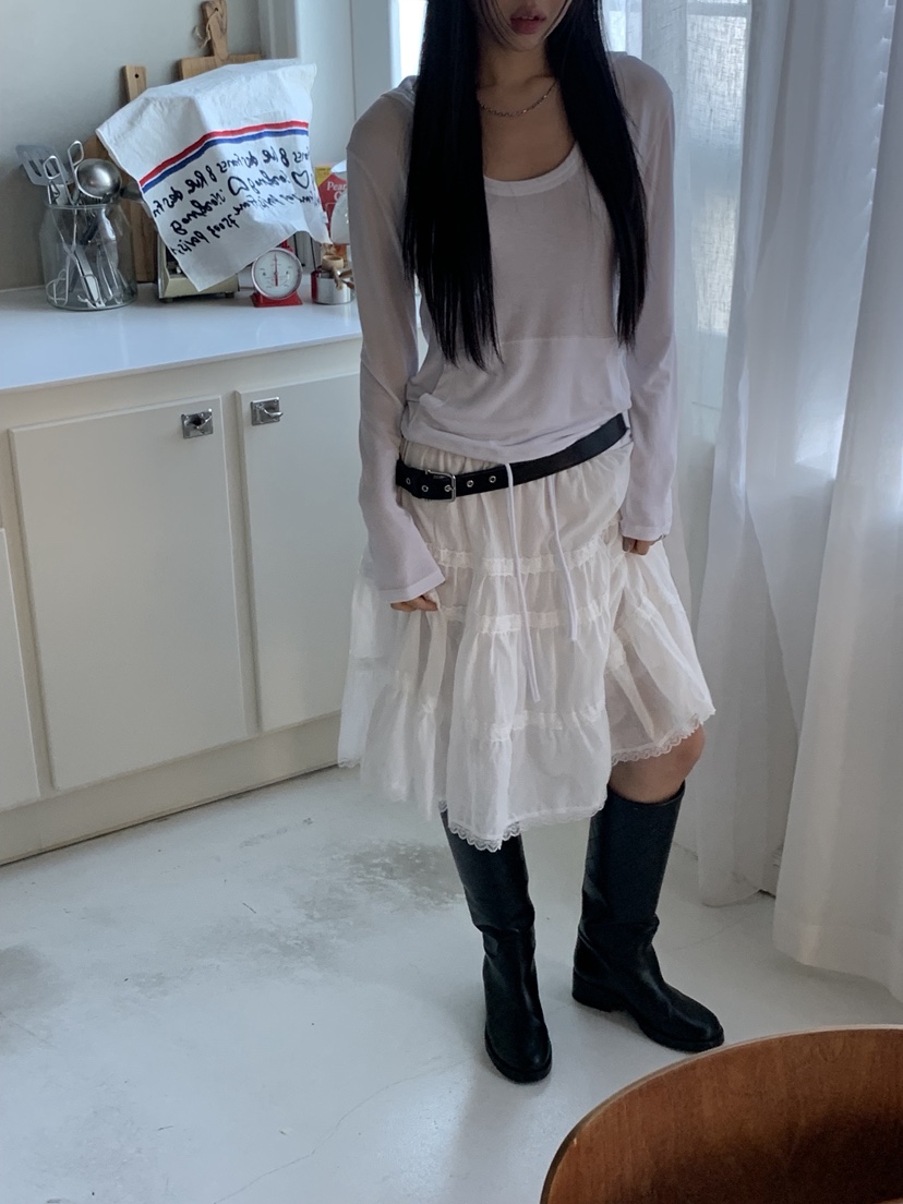 SUNDER MARKET東大門直郵女裝新品推薦半身裙中短裙不含腰帶SUNDER MARKET半身裙/中短裙