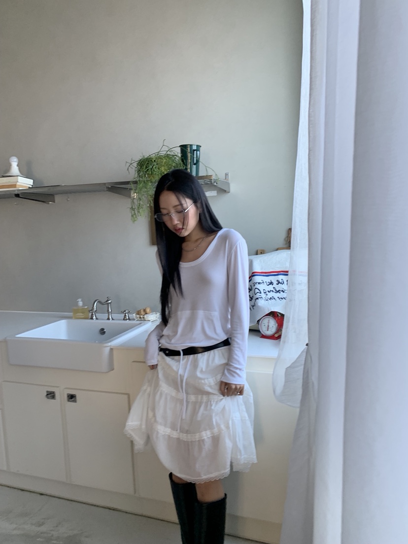 SUNDER MARKET東大門直郵女裝新品推薦半身裙中短裙不含腰帶SUNDER MARKET半身裙/中短裙