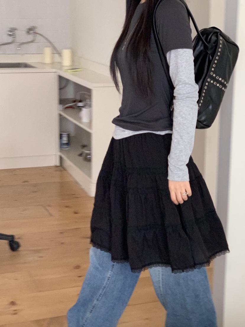 SUNDER MARKET東大門直郵女裝新品推薦半身裙中短裙不含腰帶SUNDER MARKET半身裙/中短裙