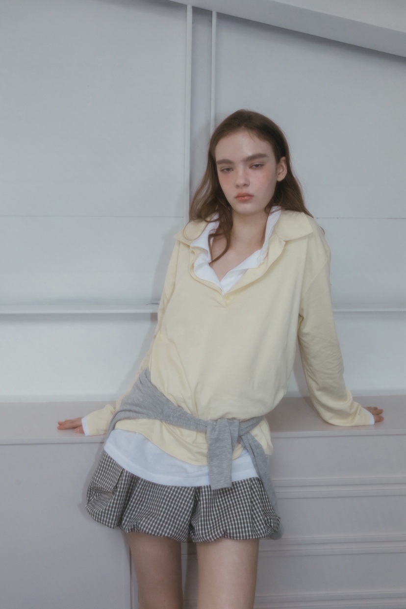 UNBOUND韓國代購女士新款熱賣真品職業26春夏推薦長袖T恤UNBOUND長袖T恤