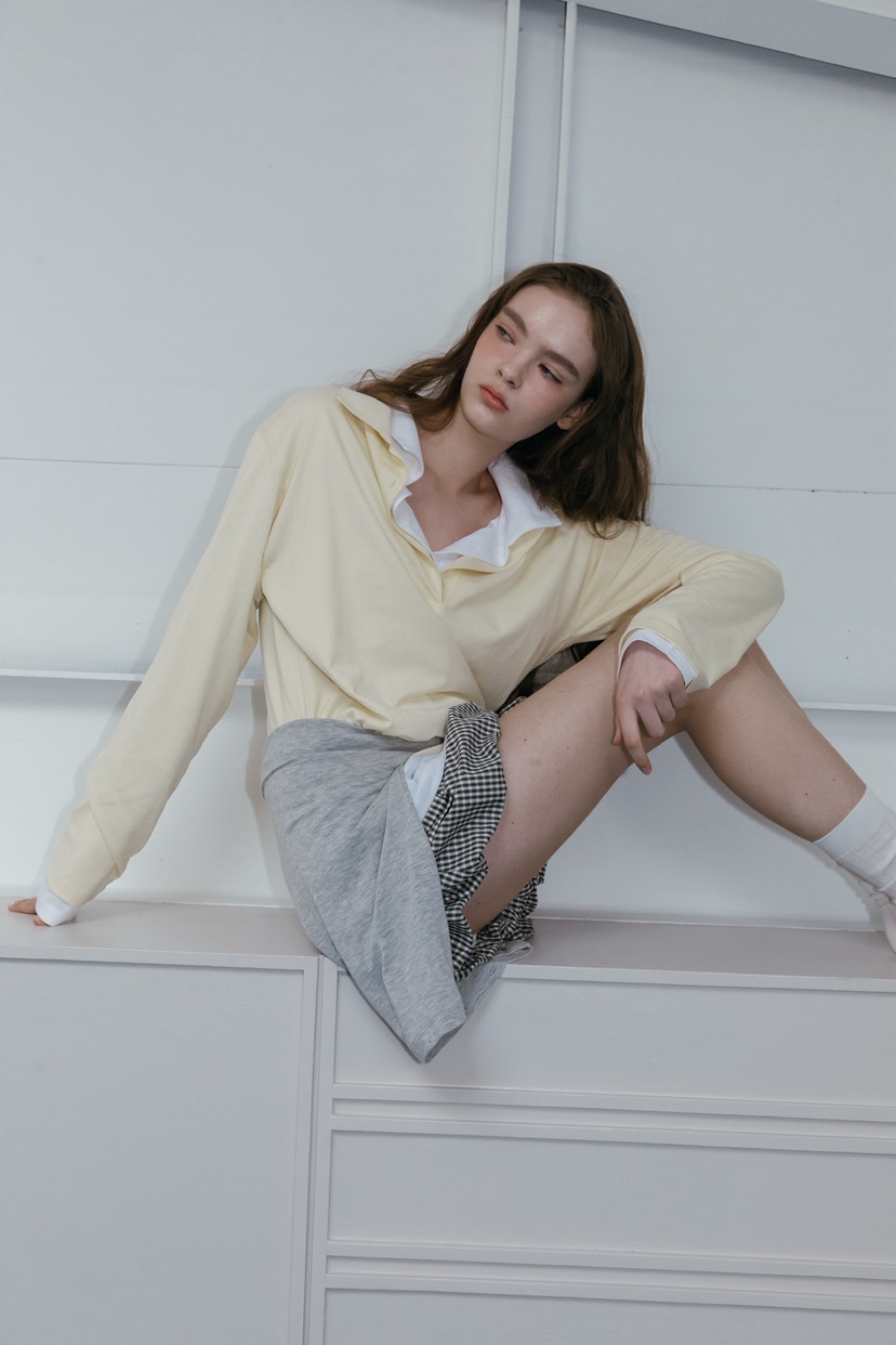 UNBOUND韓國代購女士新款熱賣真品職業26春夏推薦長袖T恤UNBOUND長袖T恤