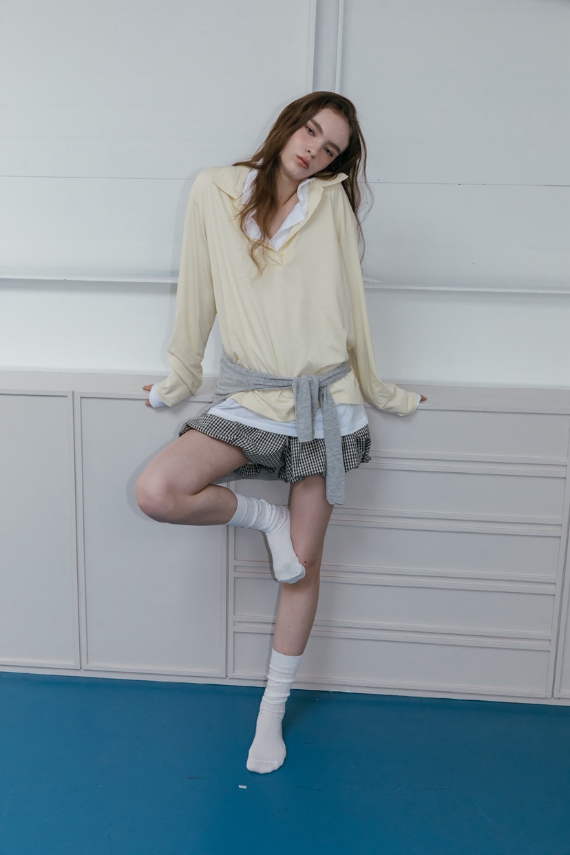 UNBOUND韓國代購女士新款熱賣真品職業26春夏推薦長袖T恤UNBOUND長袖T恤