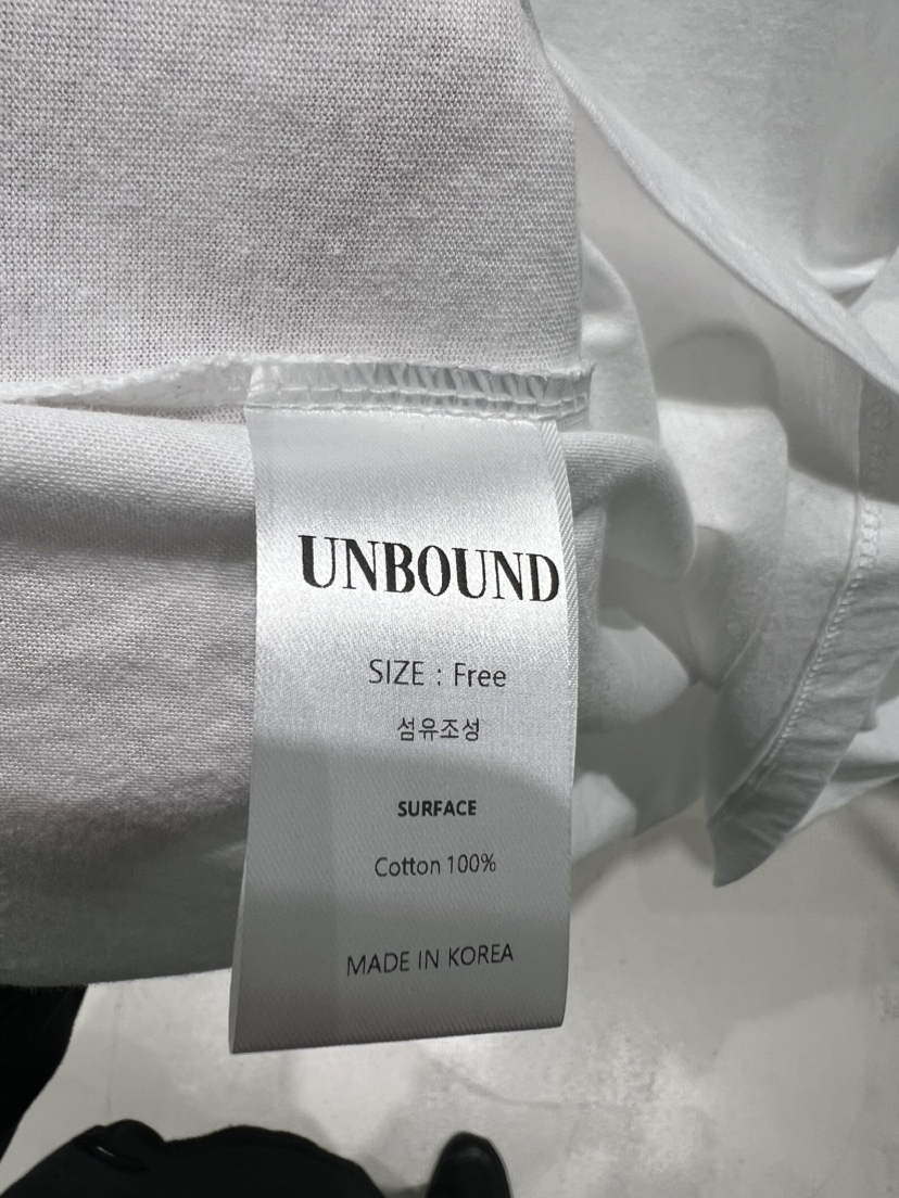 UNBOUND韓國代購女士新款熱賣真品職業26春夏推薦長袖T恤UNBOUND長袖T恤