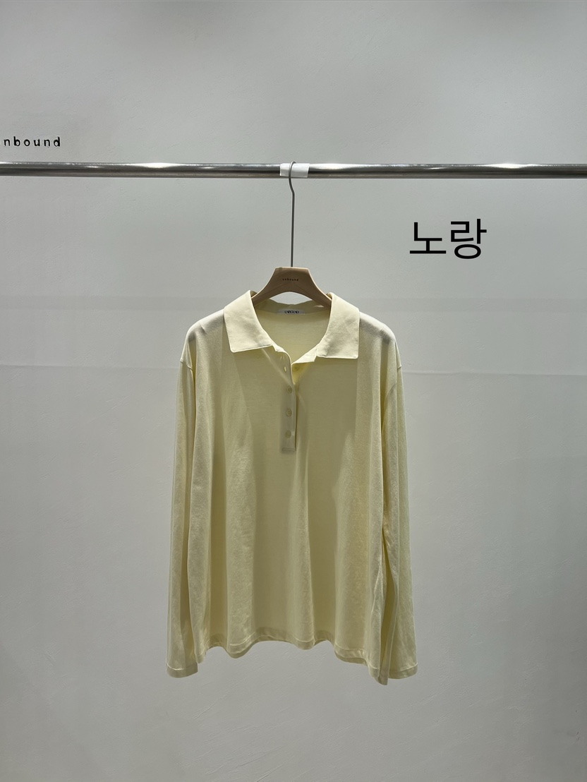 UNBOUND韓國代購女士新款熱賣真品職業26春夏推薦長袖T恤UNBOUND長袖T恤圖色1