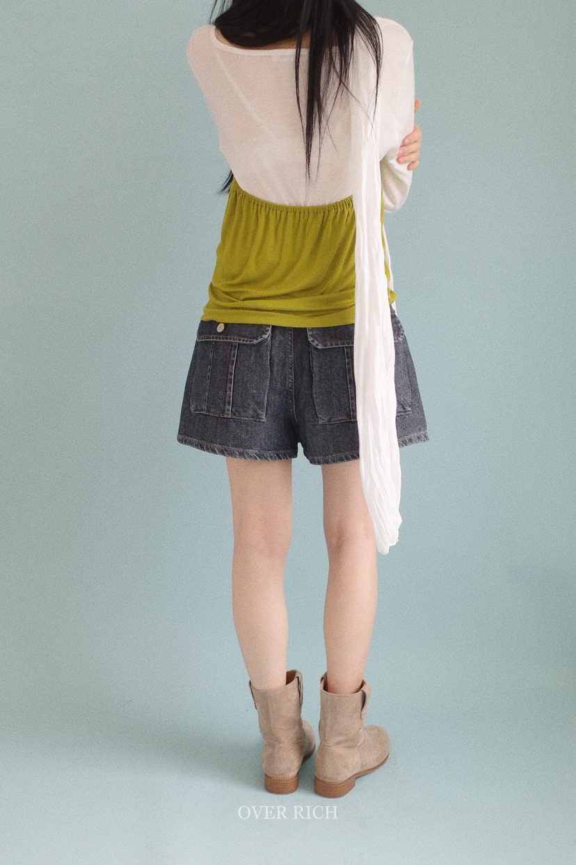 OVER RICH東大門實拍女士新品職業26春夏時尚T恤含圍巾船領OVER RICHT恤