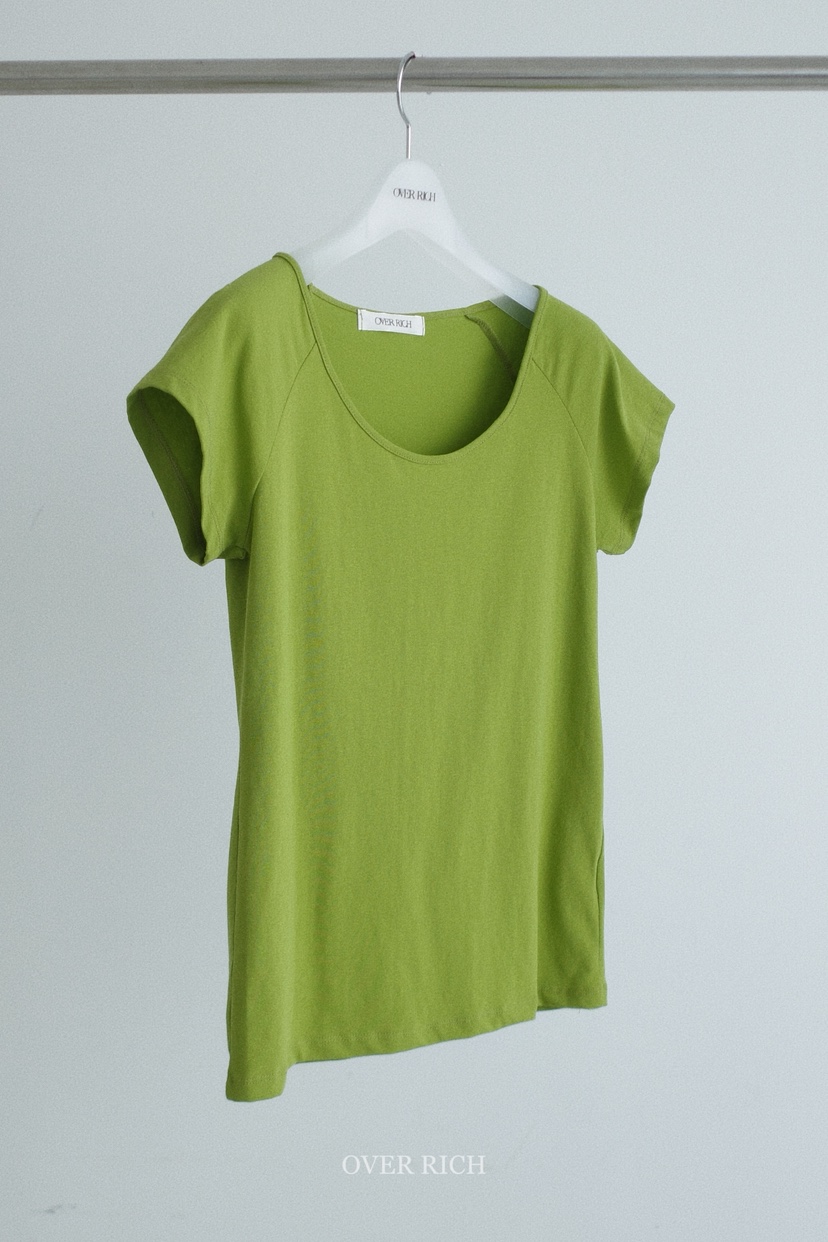 OVER RICH東大門代購女士新款人氣26春夏職業時尚推薦T恤OVER RICHT恤圖色1