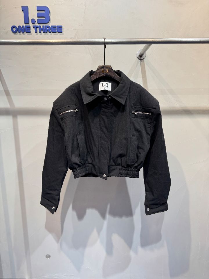 1.3東大門實拍女士新款推薦熱賣真品時尚人氣職業夾克棉1.3夾克圖色1