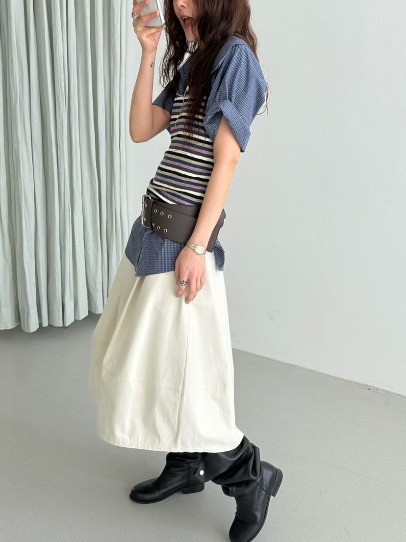 MINIMUZE韓國直郵女裝新款人氣26春夏推薦職業半身裙中短裙MINIMUZE半身裙/中短裙