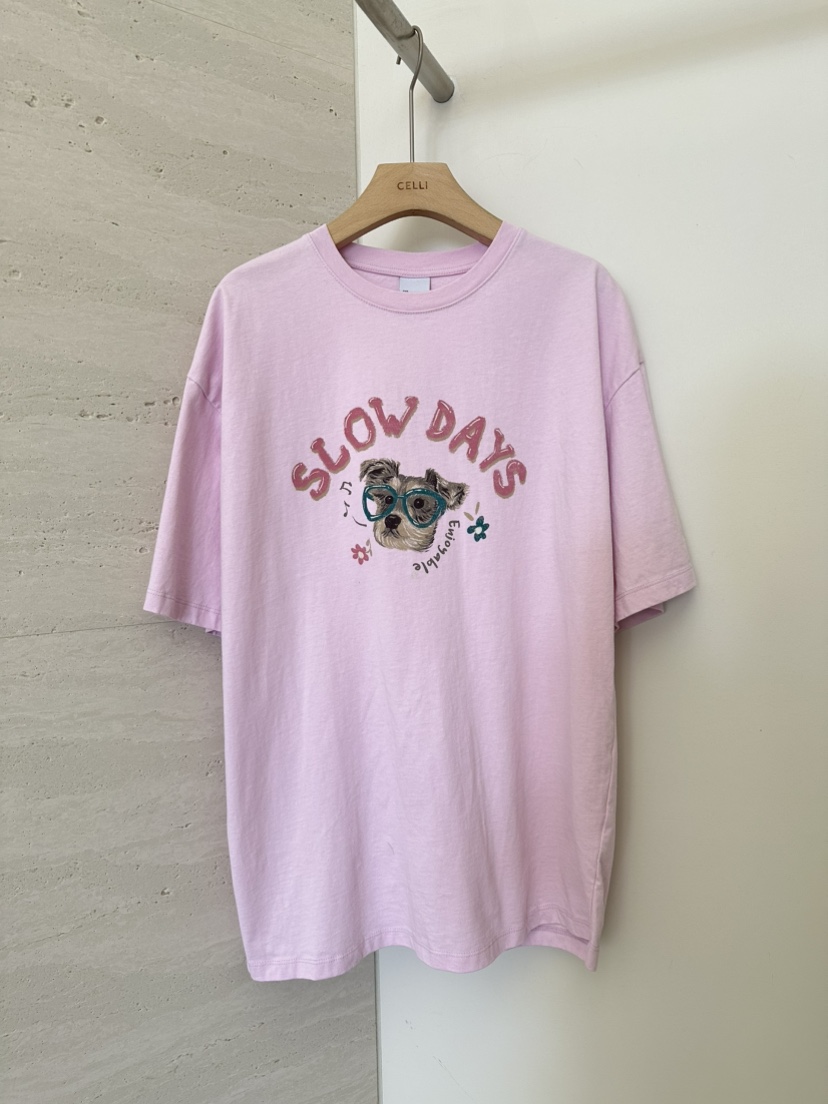 CELLI東大門直郵女士新品人氣26春夏推薦職業時尚休閑T恤CELLIT恤圖色2