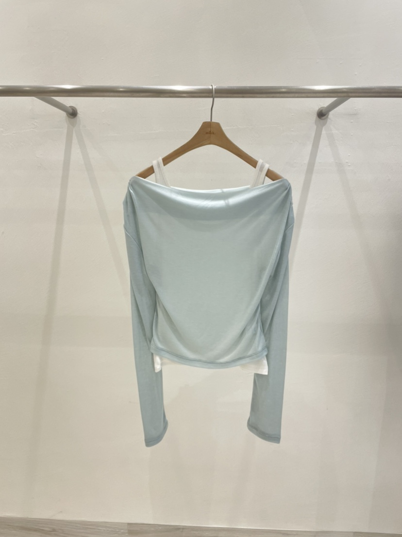 MUSK韓國代購女士新品時尚人氣熱賣真品26春夏休閑長袖T恤MUSK長袖T恤圖色1