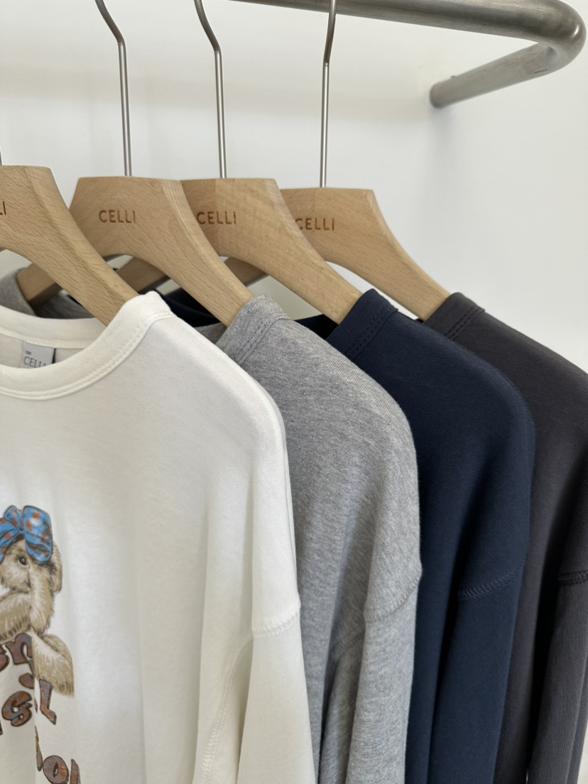 CELLI韓國直郵女士新品26春夏人氣休閑推薦熱賣真品長袖T恤CELLI長袖T恤