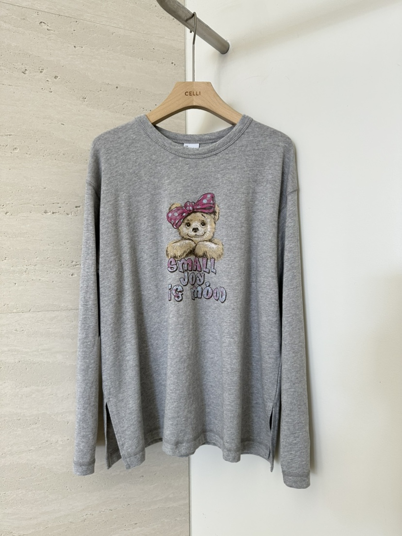 CELLI韓國直郵女士新品26春夏人氣休閑推薦熱賣真品長袖T恤CELLI長袖T恤圖色2