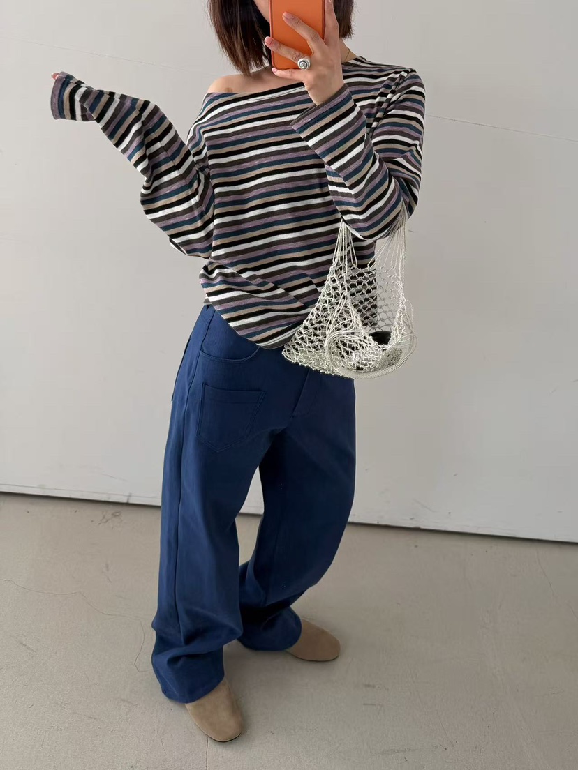 OLI SEOUL韓國直郵女裝新品26春夏真品休閑熱賣人氣長袖T恤OLI SEOUL長袖T恤