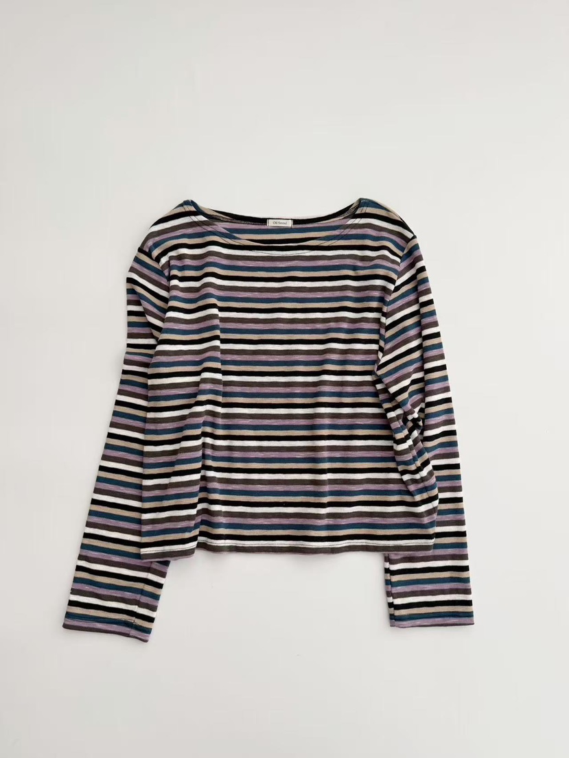 OLI SEOUL韓國直郵女裝新品26春夏真品休閑熱賣人氣長袖T恤OLI SEOUL長袖T恤圖色1