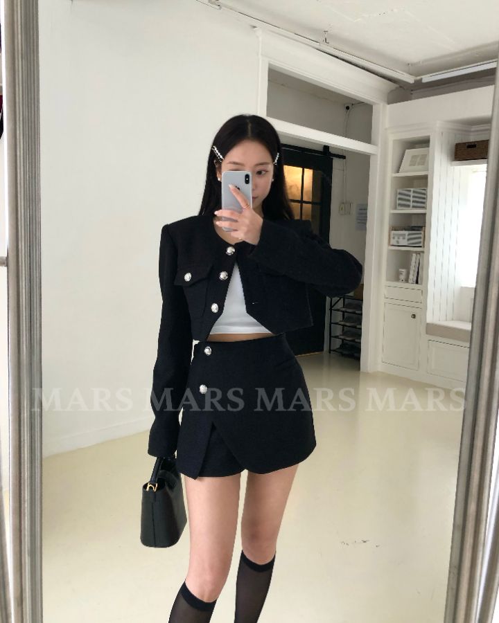 mars韓國代購女裝新款人氣熱賣推薦時尚26春夏真品職業夾克mars夾克