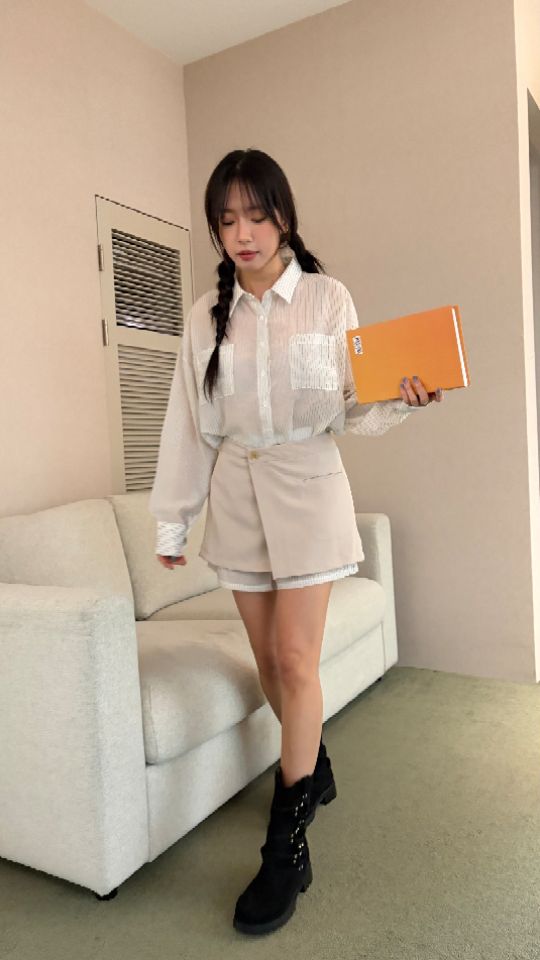 HEY/TO SEWING韓國直郵女裝新品人氣真品休閑套裝兩件套BY HEY/TO SEWING套裝