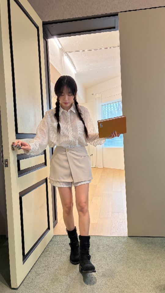 HEY/TO SEWING韓國直郵女裝新品人氣真品休閑套裝兩件套BY HEY/TO SEWING套裝